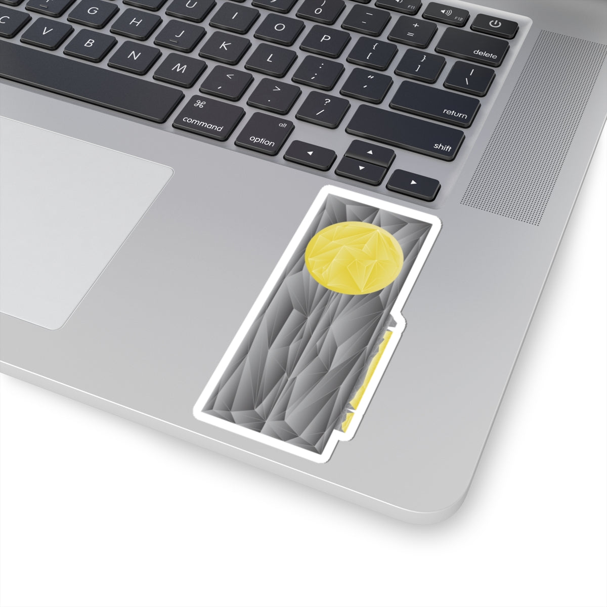 Polygon GPU Sticker | Kiss-Cut Stickers for Tech Lovers | Computer Science Gift | Laptop & Decor