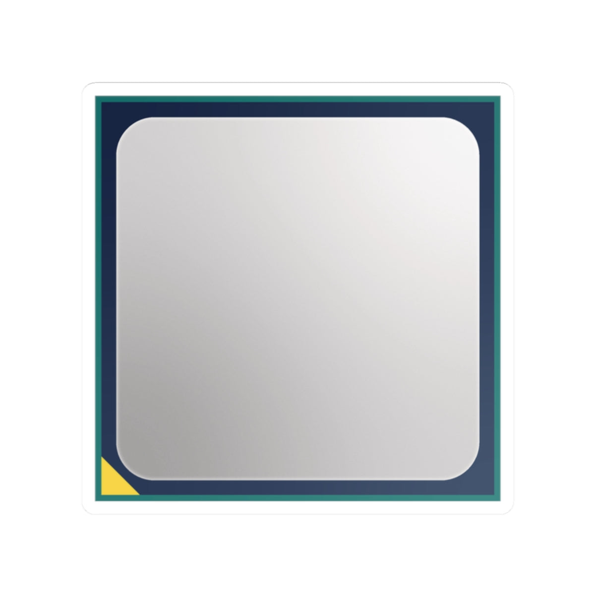 CPU Sticker | Kiss-Cut Stickers for Tech Lovers | Computer Science Gift | Laptop & Decor