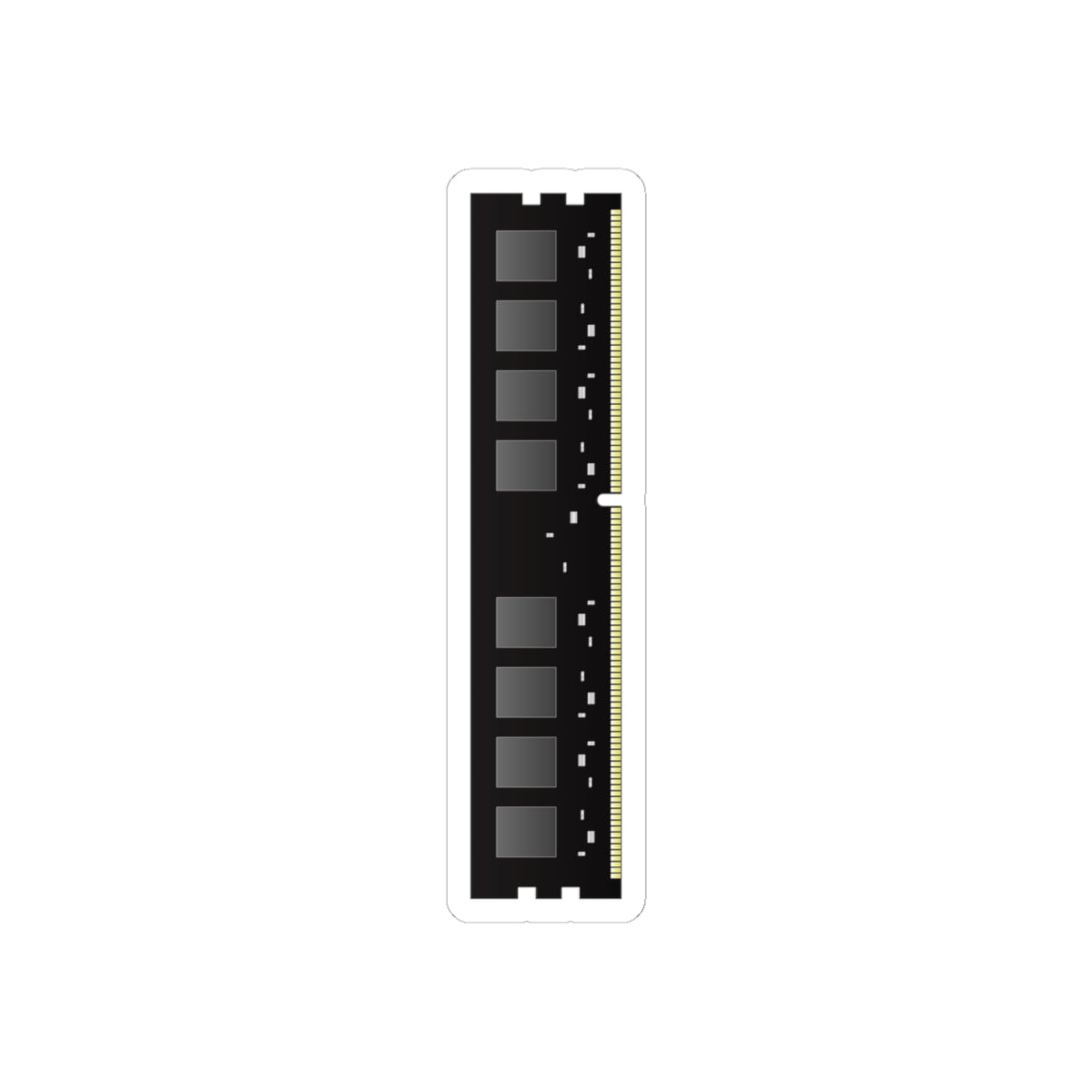 RAM Sticker | Kiss-Cut Stickers for Tech Lovers | Computer Science Gift | Laptop & Decor